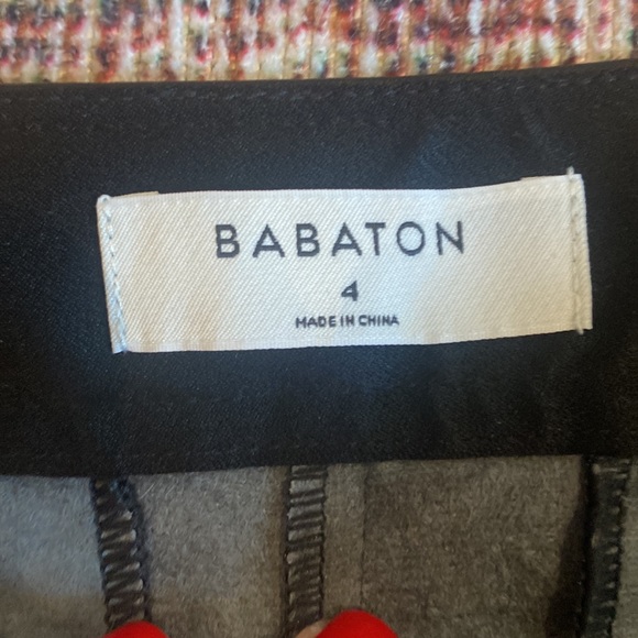 Writ is Babaton wide leg vegan leather long shorts - Picture 3 of 3